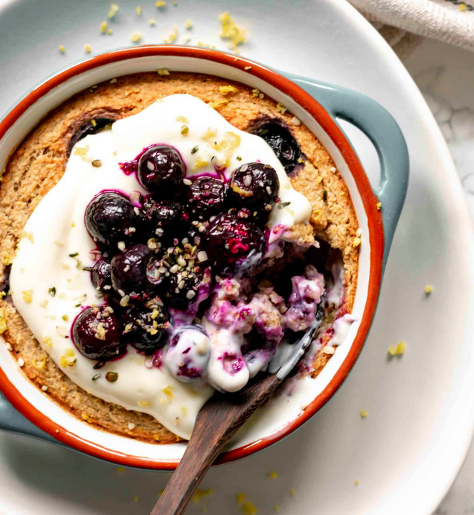 Very Berry Collagen Baked Oats