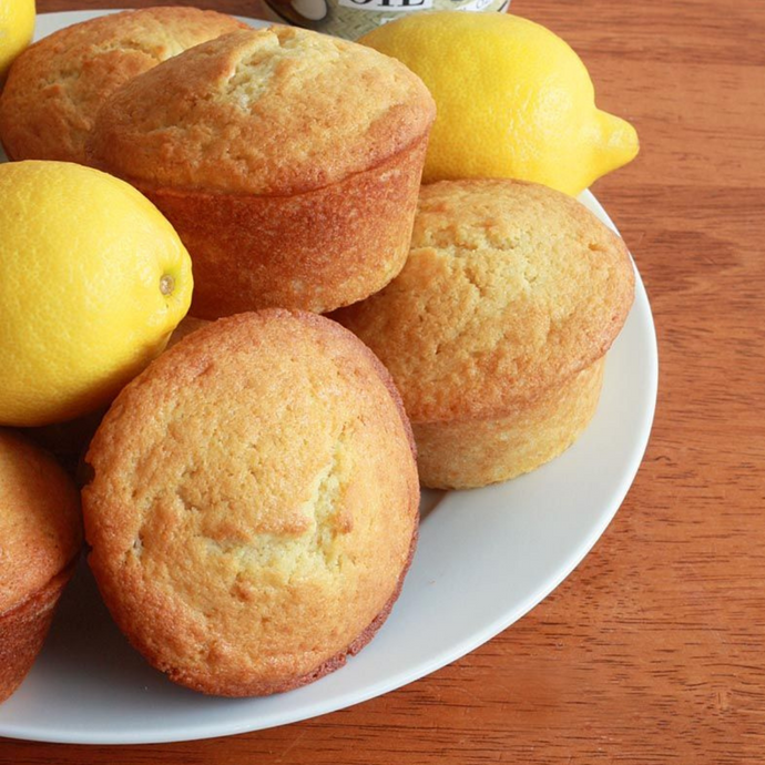 Keto Lemon Protein Cupcakes