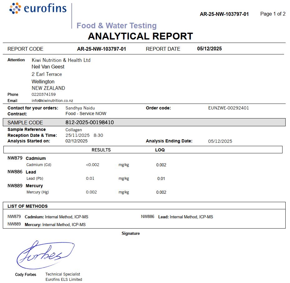 Collagen Powder - Unflavoured 350g