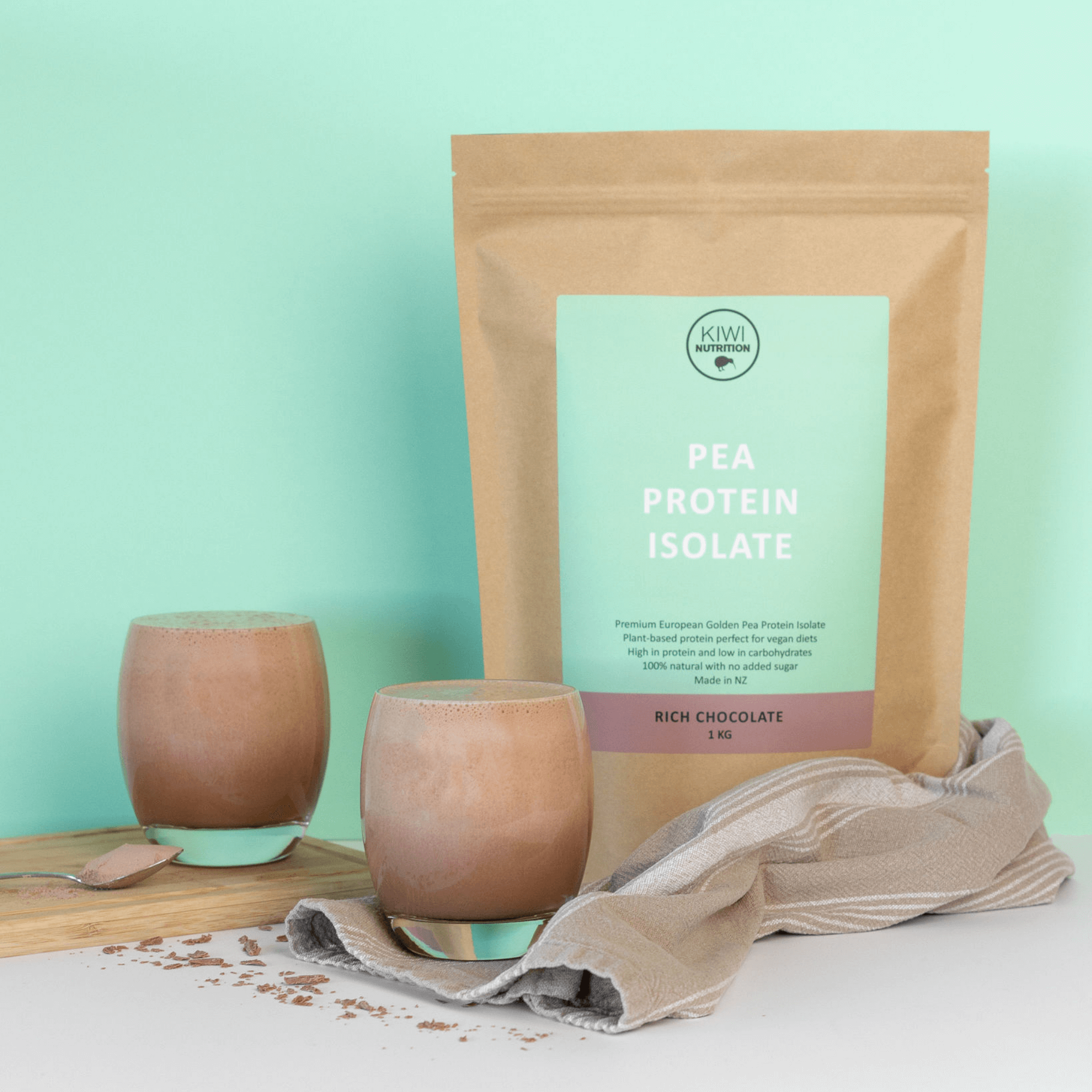 Pea Protein Powder NZ, Plant Protein NZ, Vanilla Plant Protein Powder, Choc Plant Protein Powder
