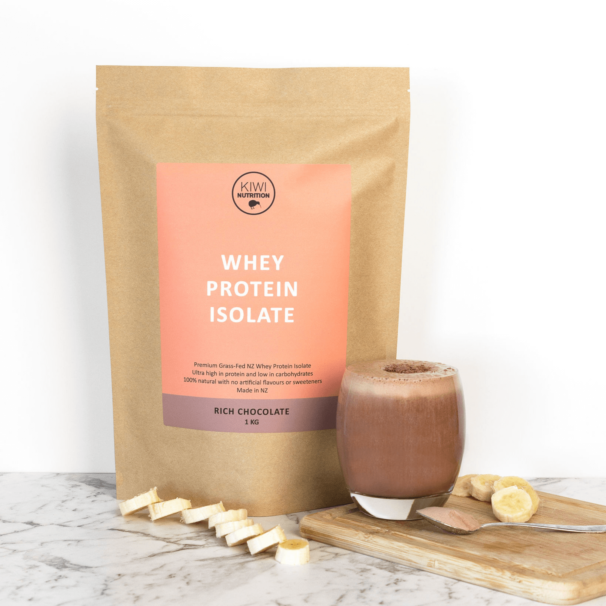 Protein Powder NZ, NZ Whey Protein Isolate, Kiwi Nutrition Chocolate Whey Protein Isolate