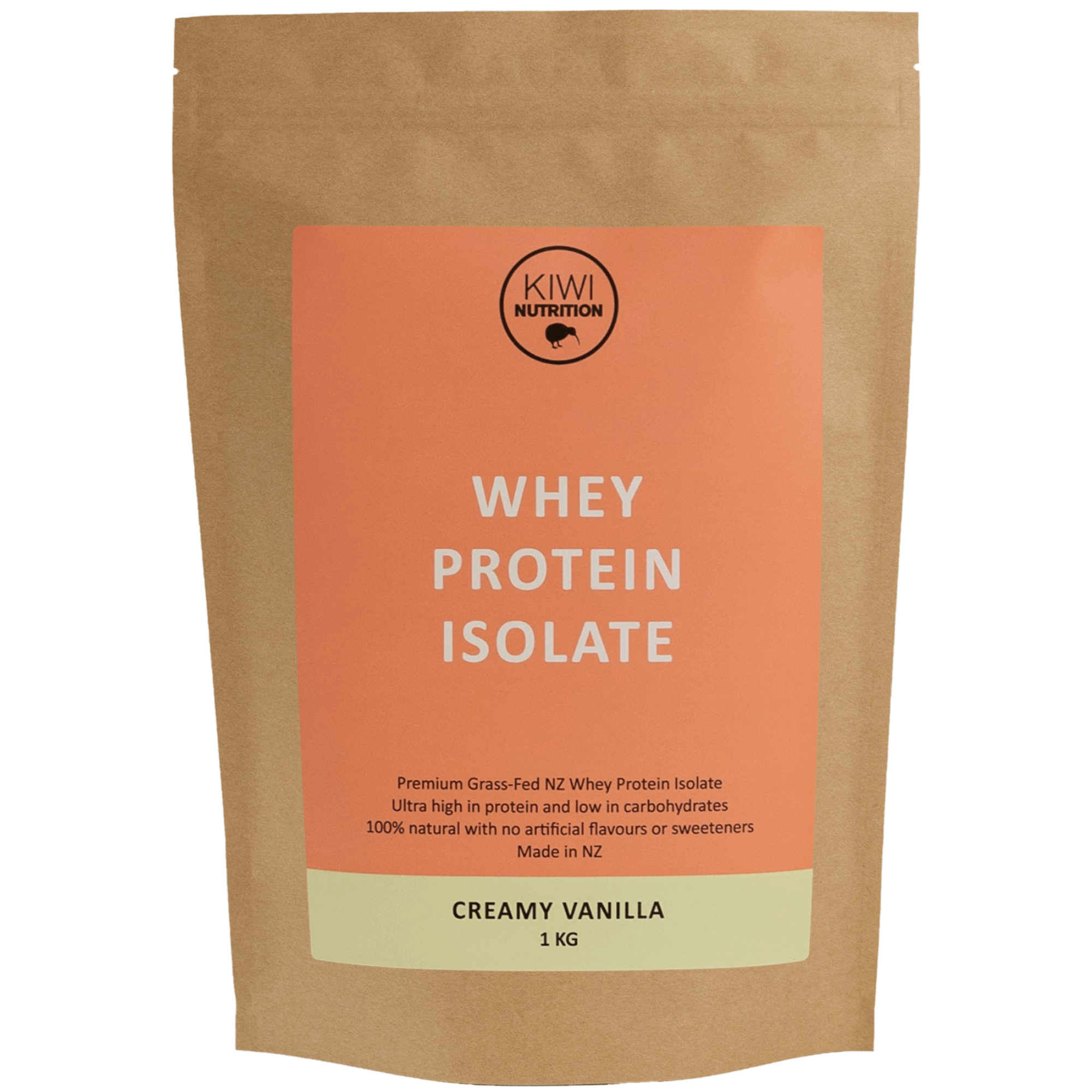 Protein Powder NZ, NZ Whey Protein Isolate, Kiwi Nutrition Vanilla Whey Protein Isolate